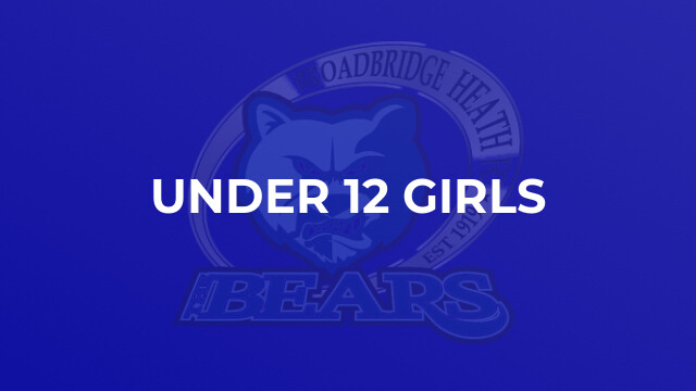 Under 12 Girls