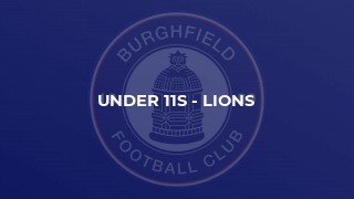 Under 11s - Lions