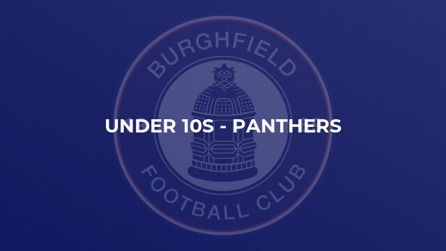 Under 10s - Panthers