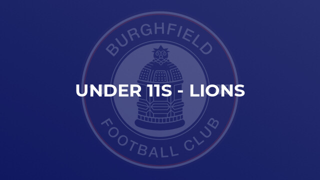 Under 11s - Lions