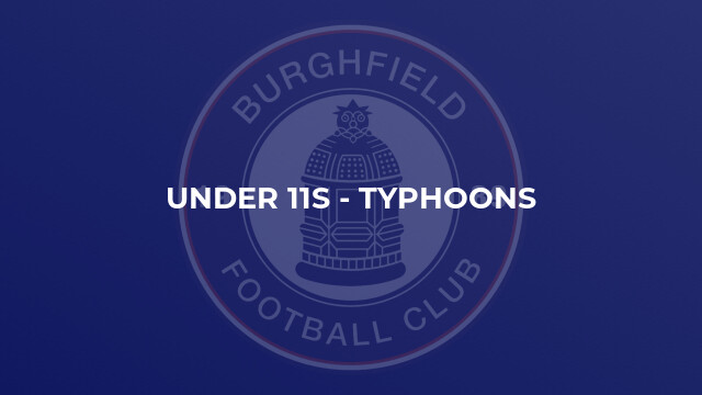 Under 11s - Typhoons