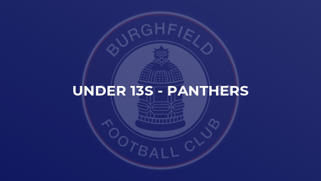 Under 13s - Panthers