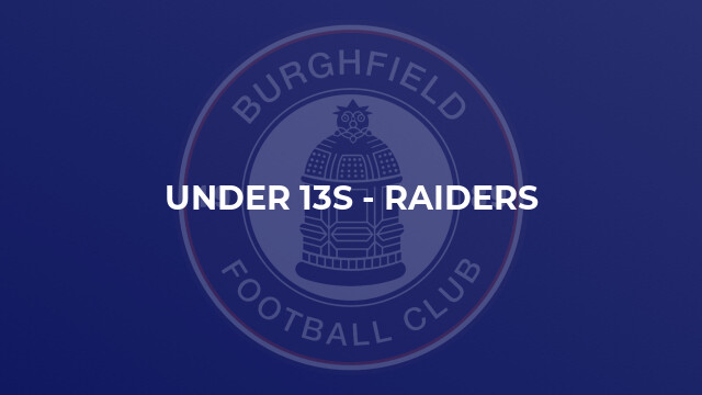 Under 13s - Raiders