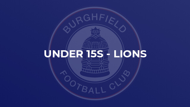 Under 15s - Lions