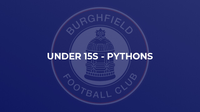 Under 15s - Pythons