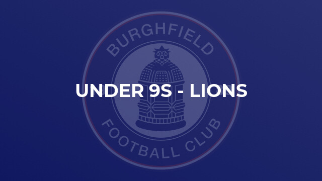 Under 9s - Lions
