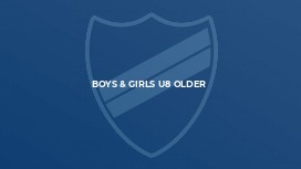 Boys & Girls U8 Older