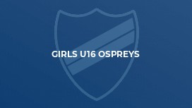 Girls U16 Ospreys