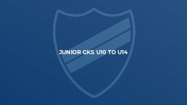 JUNIOR GKs U10 to U14