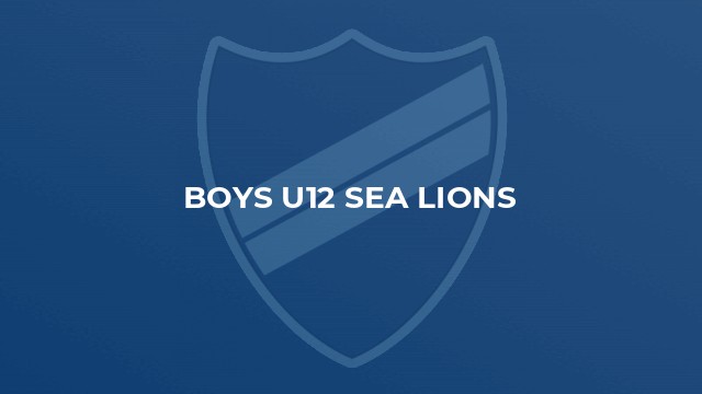 Boys U12 Sea Lions