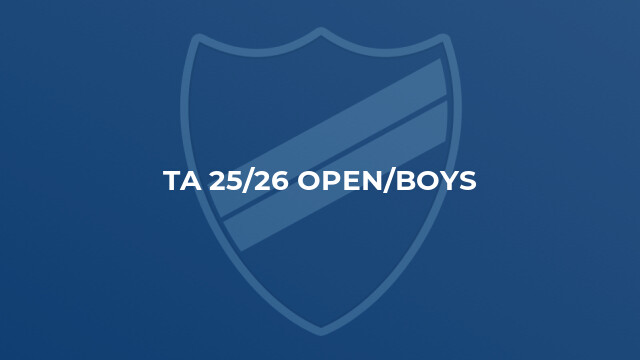 TA 25/26 Open/Boys