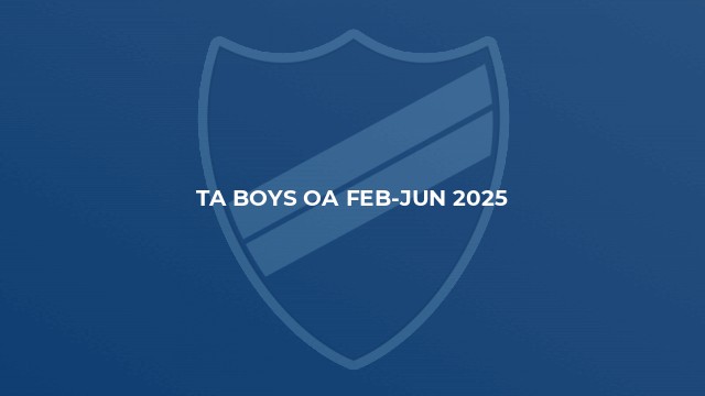 TA Boys OA Feb-Jun 2025