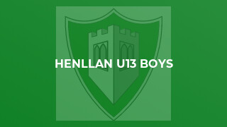 Henllan U13 Boys