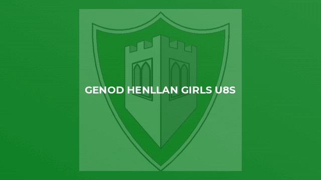 Genod Henllan Girls U8s
