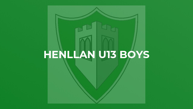 Henllan U13 Boys