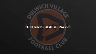 U10 girls black - 24/25