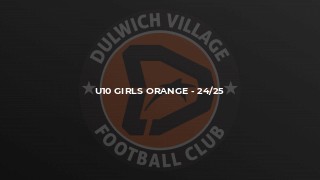 U10 girls orange - 24/25