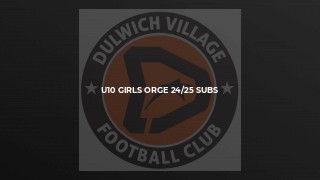 U10 girls orge 24/25 subs