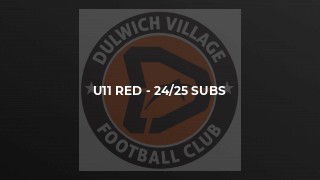 U11 red - 24/25 subs