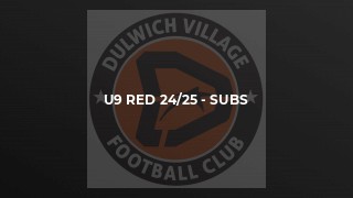 U9 red 24/25 - subs
