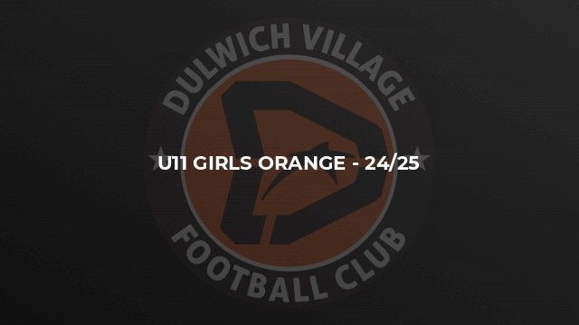 U11 girls orange - 24/25