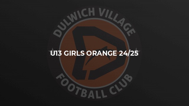 U13 Girls orange 24/25