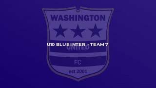 U10 Blue Inter  - Team 7