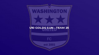 U10 Golds Sun - Team 25