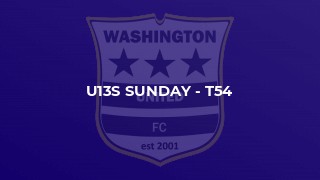 U13s Sunday - T54