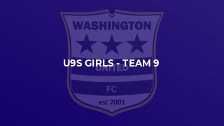 U9s Girls - Team 9