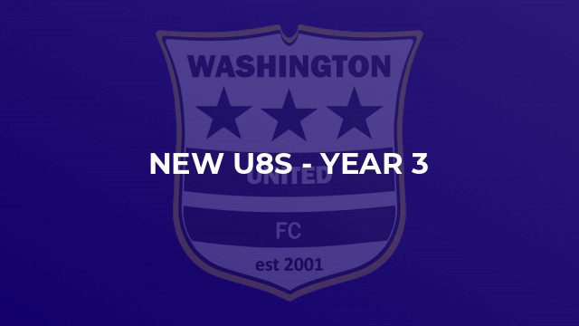 New U8s - Year 3