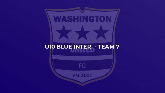 U10 Blue Inter  - Team 7