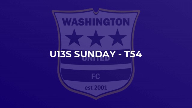 U13s Sunday - T54