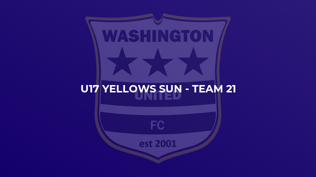 U17 Yellows Sun - Team 21