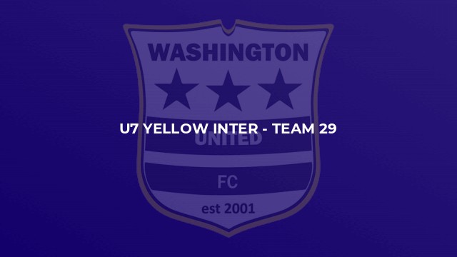 U7 Yellow Inter - Team 29