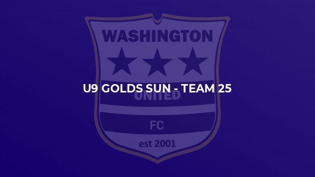 U9 Golds Sun - Team 25