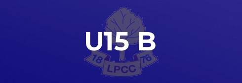 LPCC U15 Boys vs Bells Yew Green 9th May - Match Report