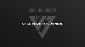 Girls Under 9 Panthers