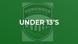Under 13’s