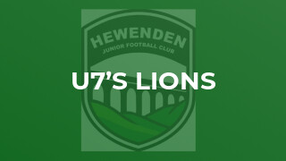 U7’s Lions