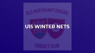 U15 Winter Nets