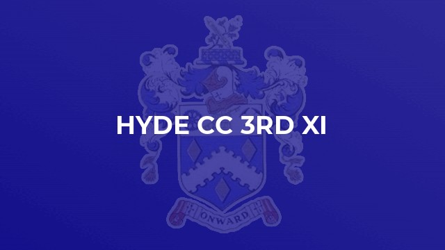 Hyde CC 3rd XI