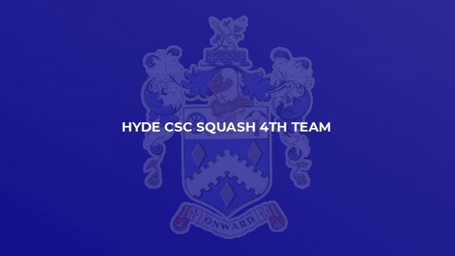 Hyde CSC Squash 4th Team