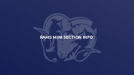 RAMS MINI SECTION INFO