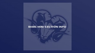 RAMS MINI SECTION INFO