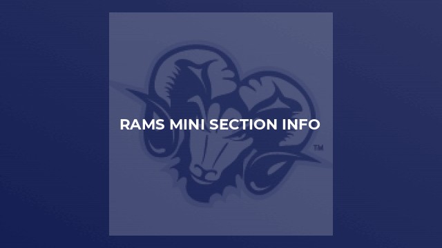 RAMS MINI SECTION INFO