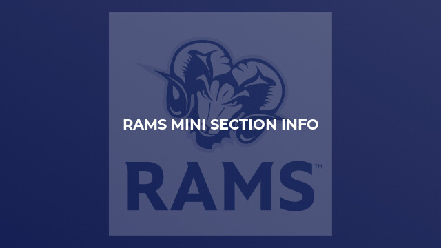 RAMS MINI SECTION INFO