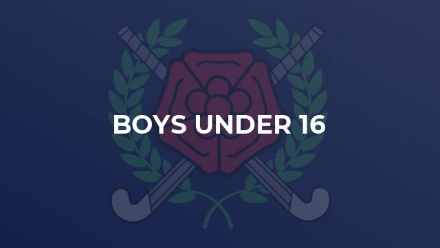 Boys Under 16