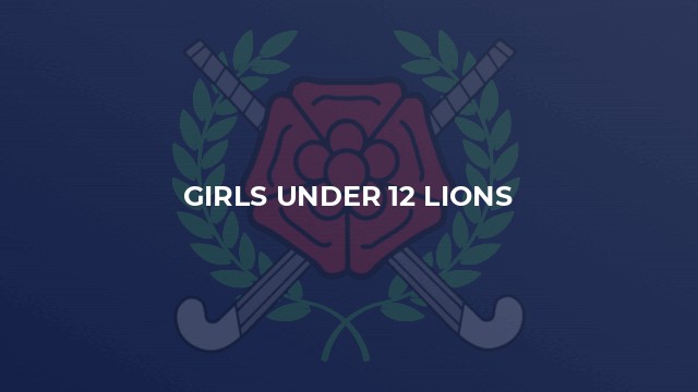 Girls Under 12 Lions