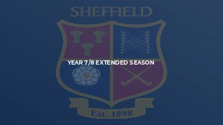 Year 7/8 Extended Season